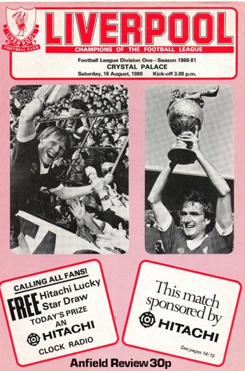 Match programme